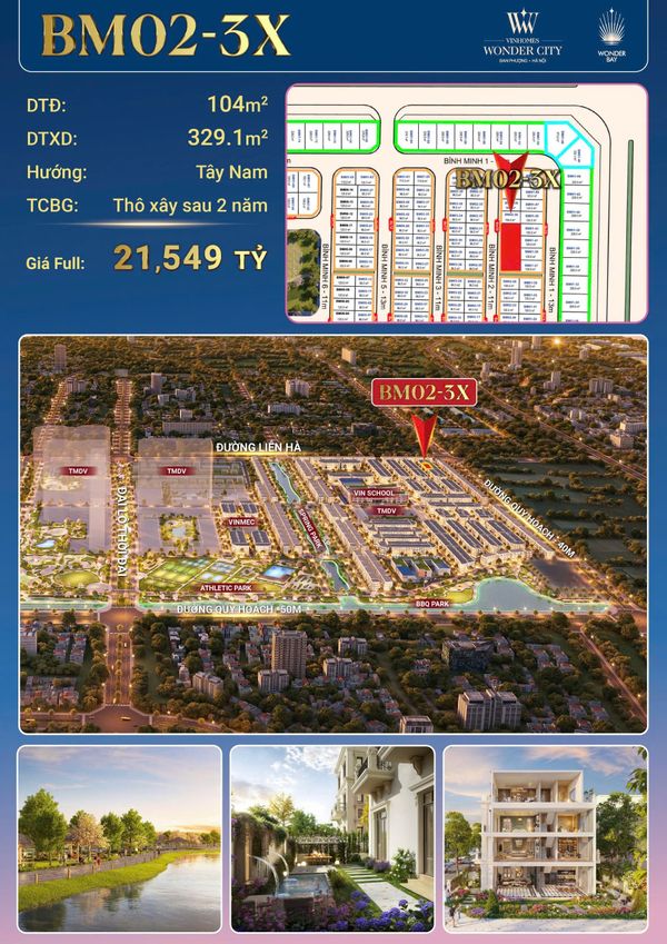 QUỸ CĂN ĐẸP VINHOME WONDER CITY ĐAN PHƯỢNG